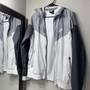 Nike Black and White Athletic Jacket